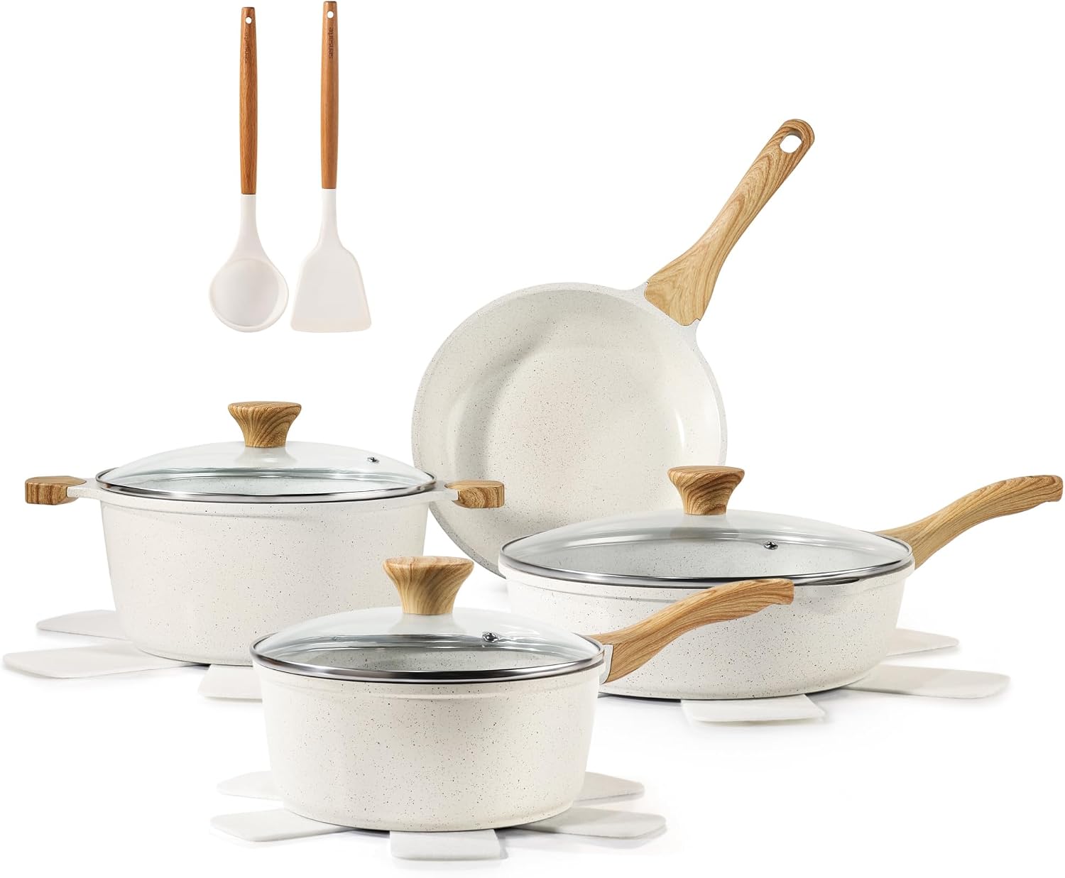 13 Piece Ceramic Non Stick Cookware Set